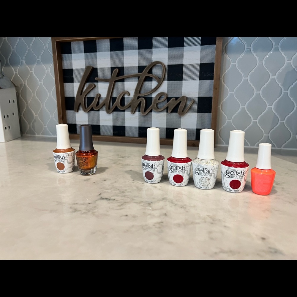 Lot of Gelish Polish